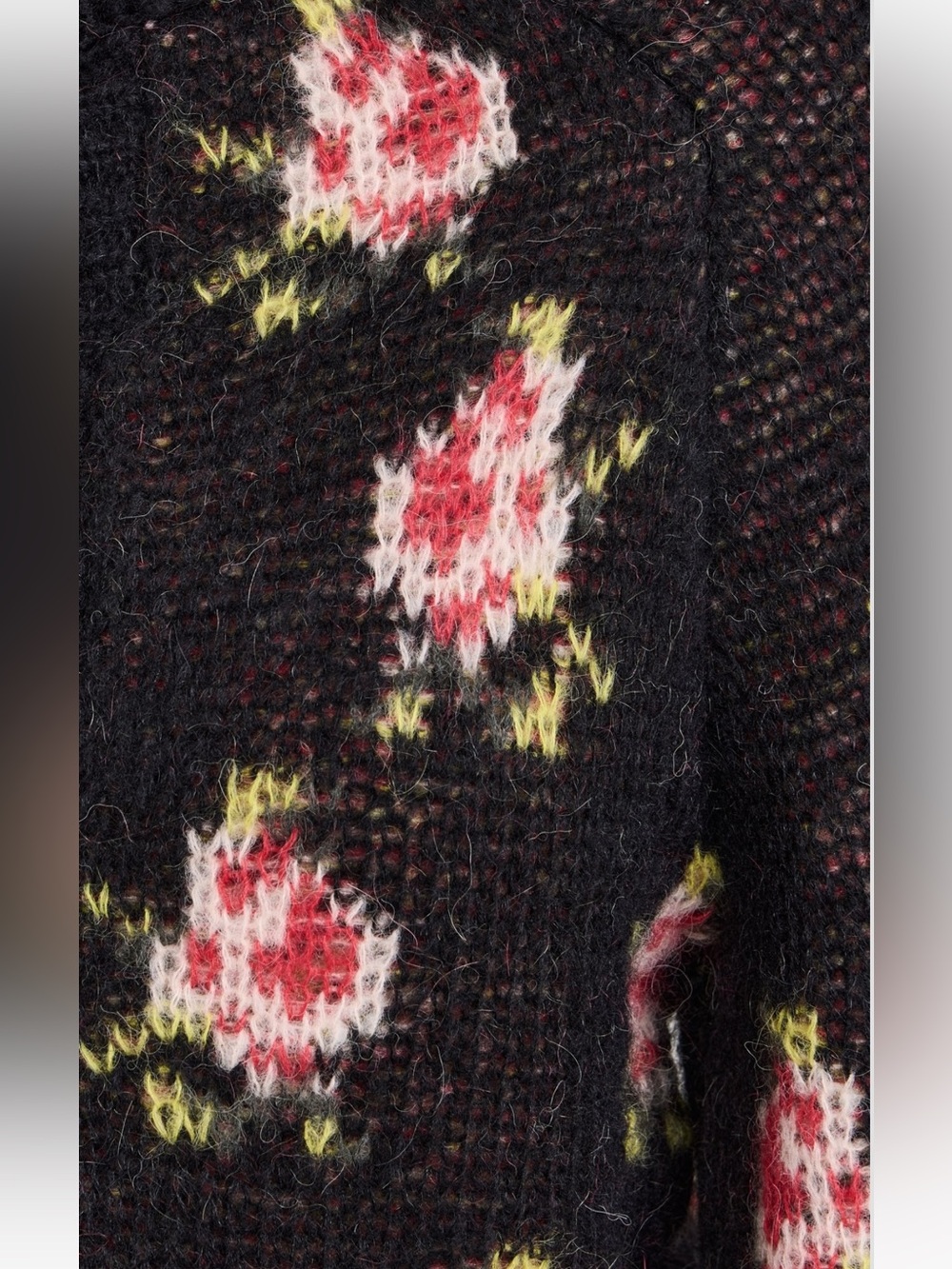 The Great The Carousel Cardigan Black Heirloom Rose Size 1 / Small - Picture 11 of 12